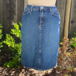 Lucky Brand Dungarees Denim Skirt